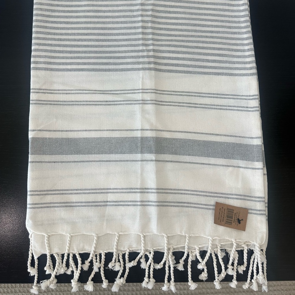 NWT Turkish Bath / Beach Towel by Creative Co-op